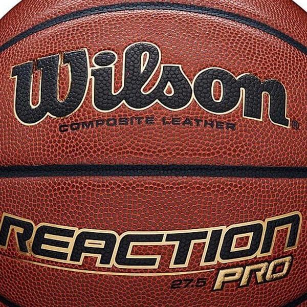 Wilson Reaction Pro Läderbasketboll 6 Tan Tan 6