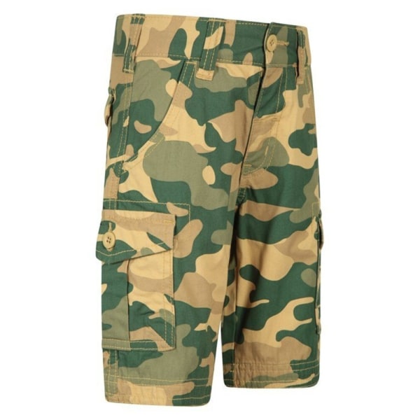 Mountain Warehouse Camo Cargo Shorts för barn/barn 3-4 år L Light Beige/Green 3-4 Years