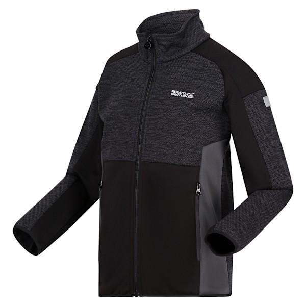 Regatta Highton III Fleecejacka för Barn/Ungdomar 3-4 År Seal Seal Grey/Black 3-4 Years