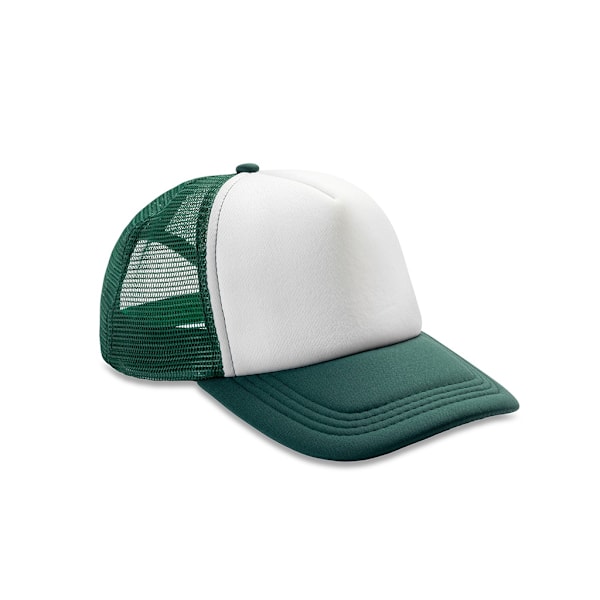 Result Core Half Mesh Truckerkeps One Size Bottle Green/White Bottle Green/White One Size