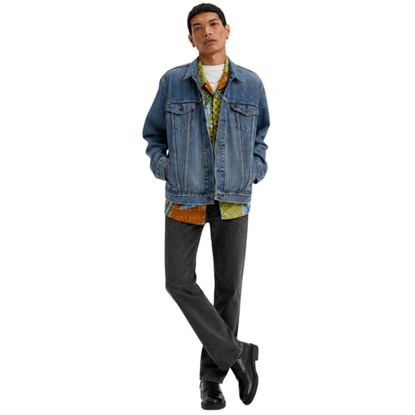 Levis Herr Bomull Denim Långärmad Truckerjacka M Sky Blue Sky Blue M