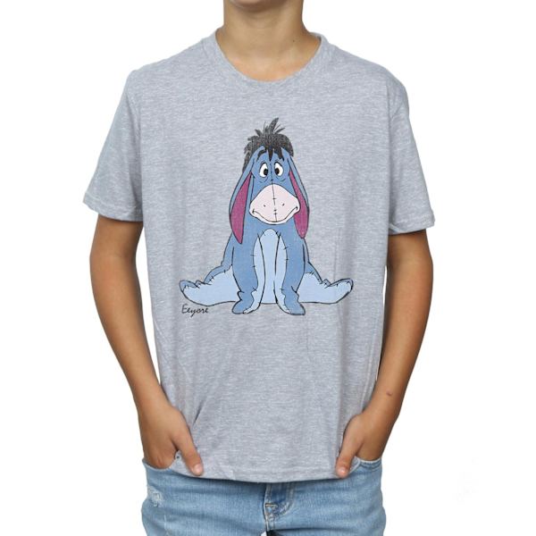 Disney Boys Winnie The Pooh Classic Eeyore T-Shirt 12-13 år Sports Grey 12-13 Years