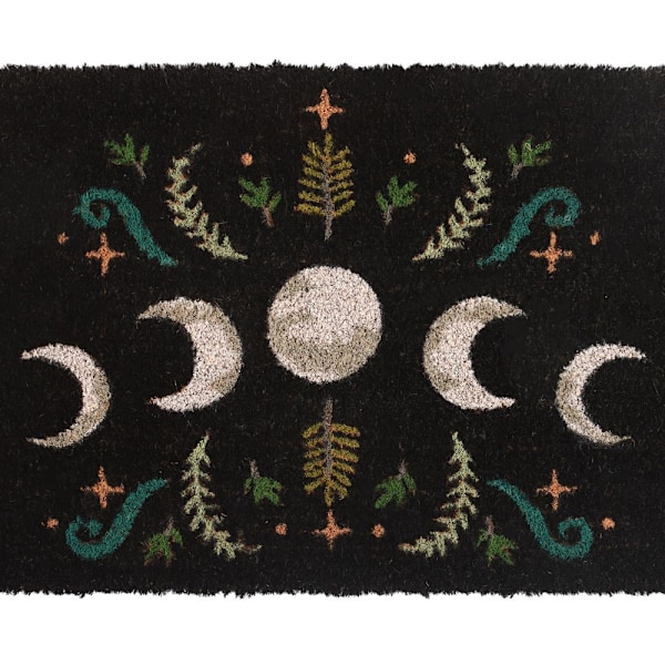 Something Different Dark Forest Moon Phases Dörrmatta One Size B Black One Size