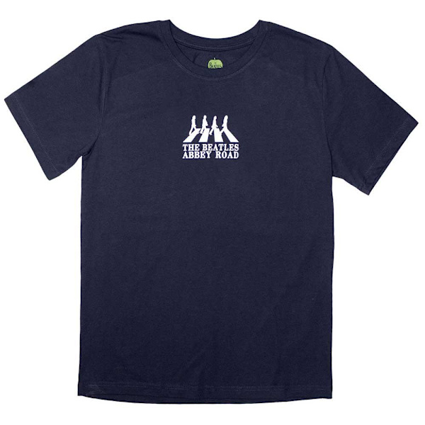 The Beatles Unisex Vuxen Mini Abbey Road Crossing Silhuett T-shirt Navy Blue XXL