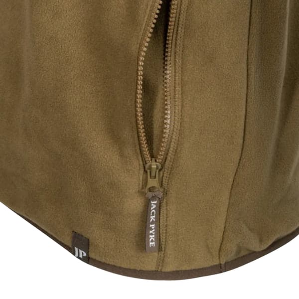Jack Pyke Herr Bleasdale Half Zip Fleecetröja M Mörk Senap Dark Mustard M