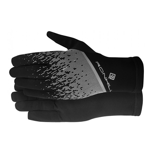 Ronhill Reflekterande Logohandske Stor Svart Black L