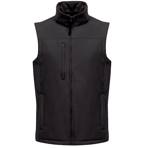 Regatta Flux Softshell Bodywarmer / Sleeveless Jacka (Vattenavvisande & Vindtät) för Herr All Black S