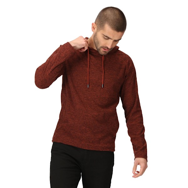 Regatta Edley Marl Hoodie S Burnt Henna för män Burnt Henna S