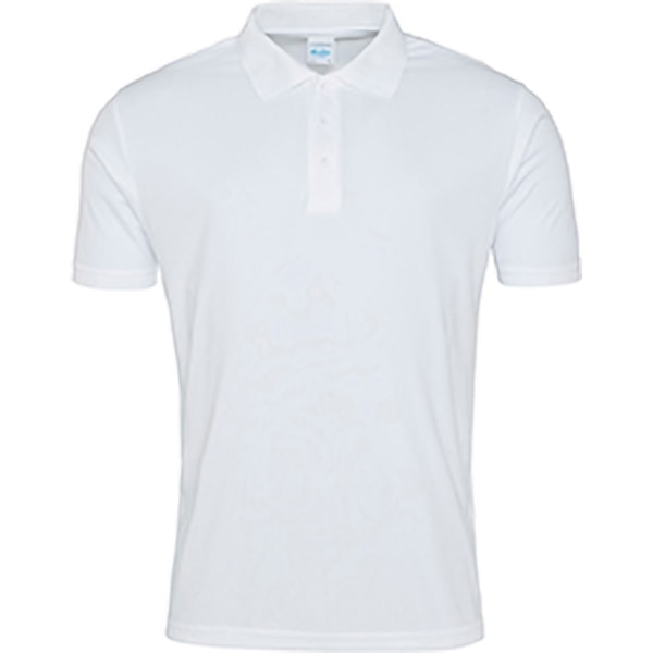 AWDis Just Cool Herr Smooth Kortärmad Poloskjorta XL Arctic W Arctic White XL