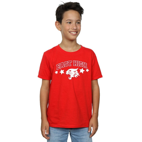 Disney Boys High School Musical The Musical Wildcat Stars T-shirt Red 3-4 Years