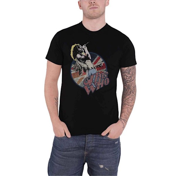 The Who Unisex Adult Roger Vintage Pose Bomull T-shirt S Svart Black S