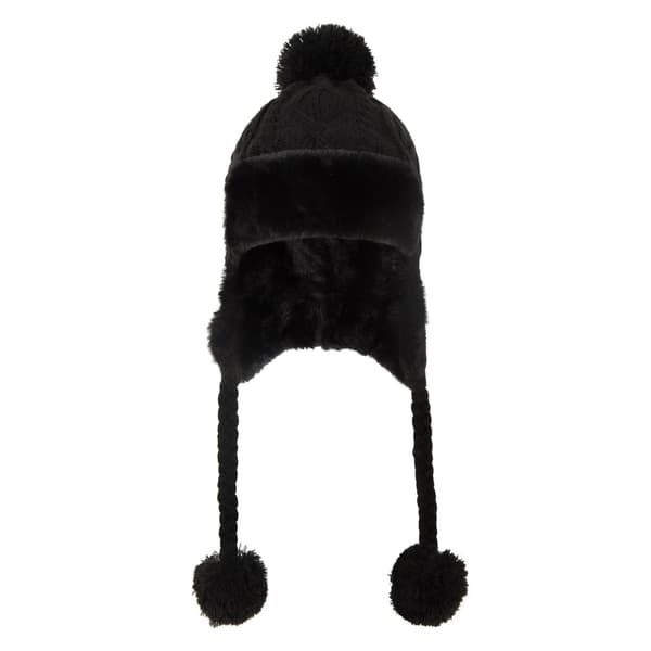 Mountain Warehouse Dam/Damer Sierra Stickad Termisk Bomber Black One Size