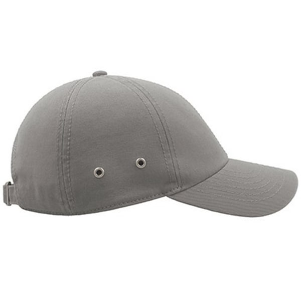 Atlantis Action 6 Panel Chino Baseball Cap One Size Grå Grey One Size