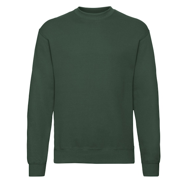 Fruit Of The Loom Classic Drop Shoulder Sweatshirt XL Bott Bottle Green XL