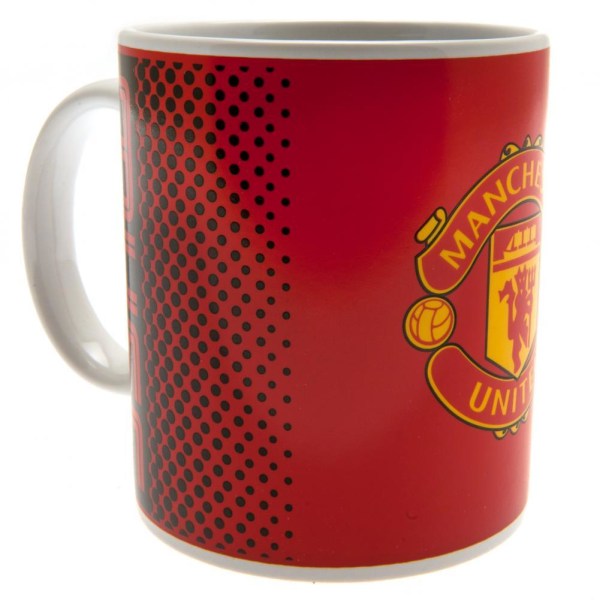 Manchester United FC Fade Mugg One Size Röd Red One Size