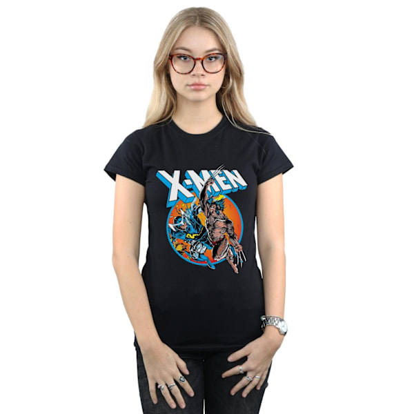 Marvel Dam/Kvinnor X-Men Broken Chains Bomull T-shirt L Svart Black L