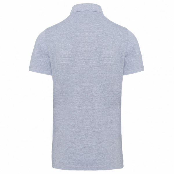 Kariban Herr Piqué Stud Front Polo Shirt S Oxford Grey Oxford Grey S