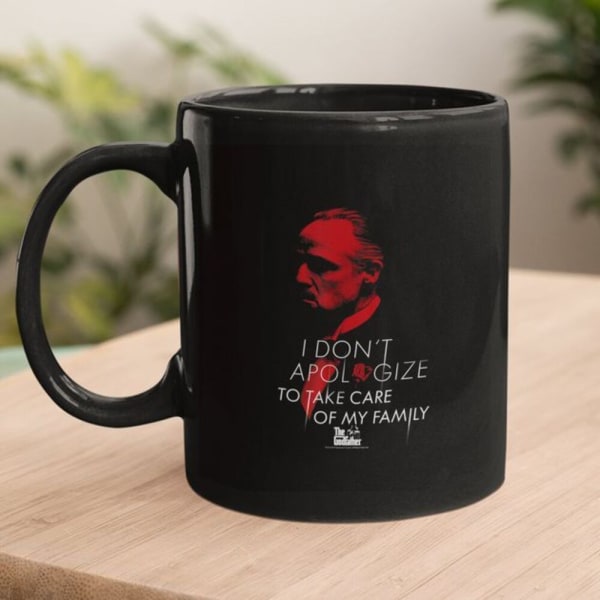 The Godfather Don´t Apologize Mug One Size Röd/Vit/Svart Red/White/Black One Size