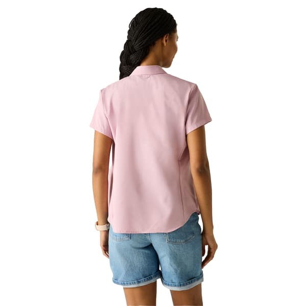 Regatta Dam/Dam Lättvikts Insektsavvisande Kortärmad Powder Lilac Solid 8 UK