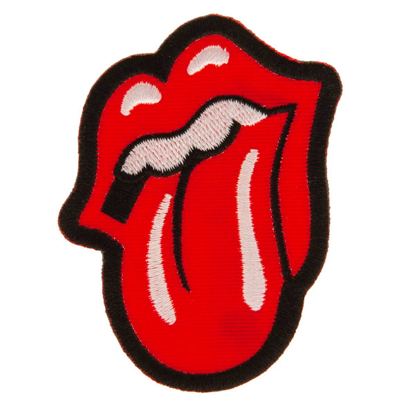 The Rolling Stones Strykjärnsmärke En Storlek Röd Red One Size