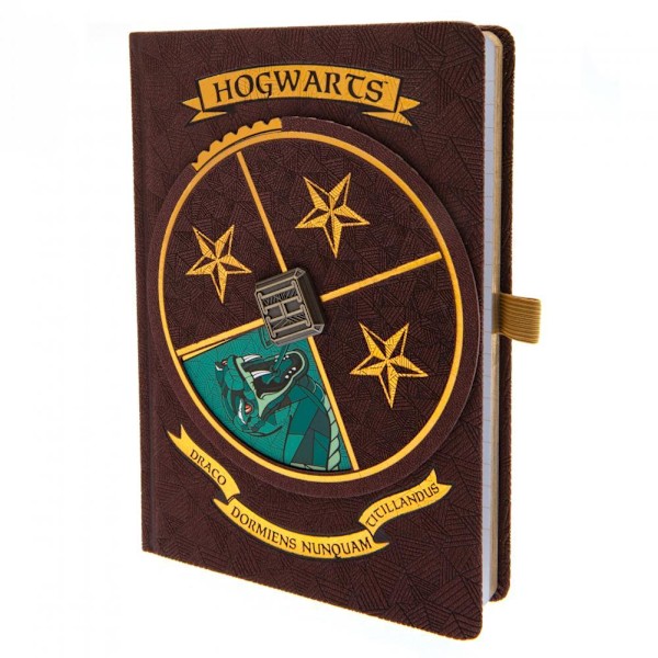 Harry Potter Premium Spinner Notebook 21cm x 14cm Brun Brown 21cm x 14cm