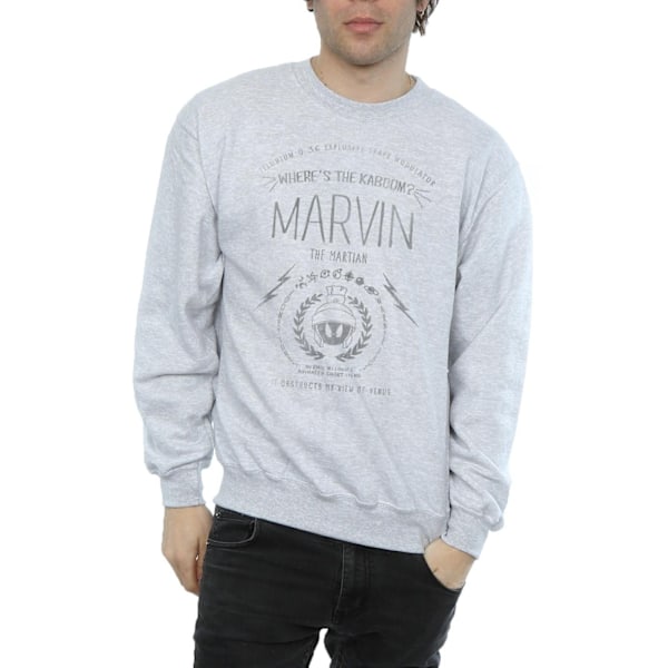 Looney Tunes Herr Marvin The Martian Where´s The Kaboom Sweatshirt Sports Grey L