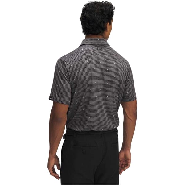 Under Armour Herr Tryckt Pikétröja S Grå Grey S