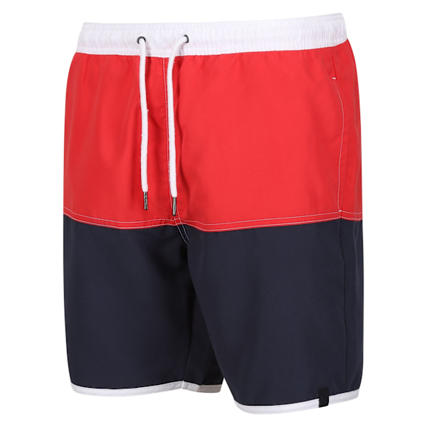 Regatta Benicio badshorts för män L Roccoco Red/Navy Roccoco Red/Navy L