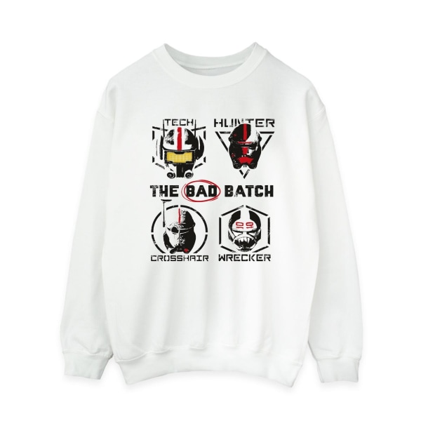 Star Wars: Bad Batch Womens/Ladies Clone Force 99 Sweatshirt L White L