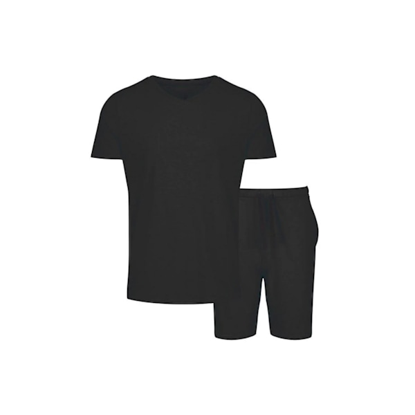 Light And Shade Herrarnas Klassiska V-Hals Pyjamas Set M Svart Black M