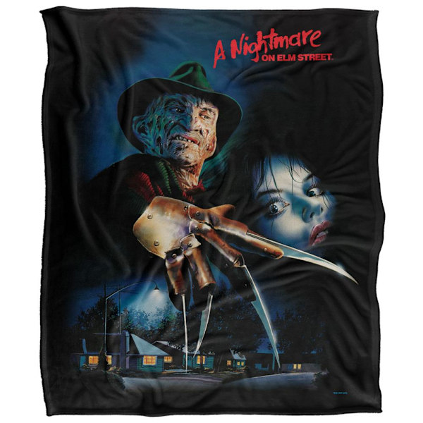 Mardröm på Elm Street Poster Freddy Krueger Filt One Size Multicoloured One Size