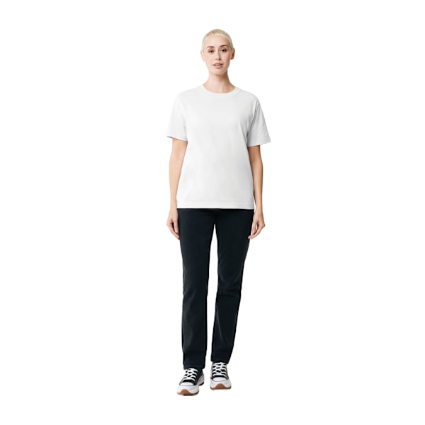 Iqoniq Unisex Vuxen Kakadu Återvunnen Bomull Relaxed Fit T-shirt White XXS