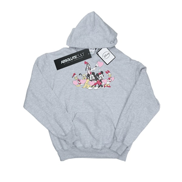 Disney Herr Mickey Mouse Love Friends Hoodie 3XL Sports Grey Sports Grey 3XL