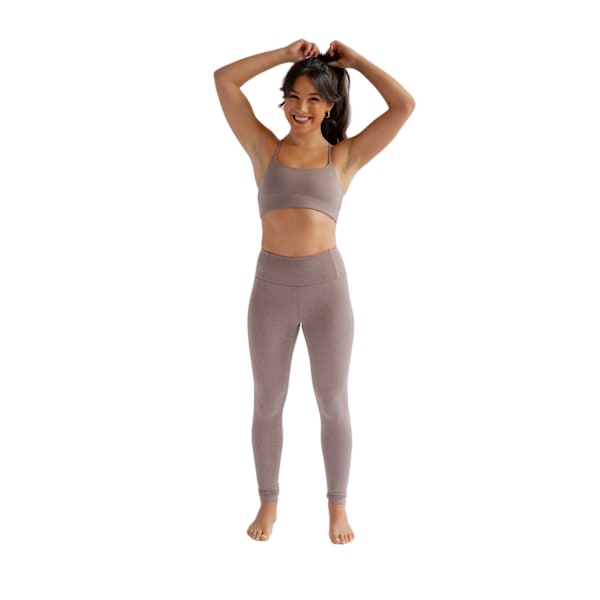 Girlfriend Collective Dam Float High Rise Långa Leggings Heather Cocoon S