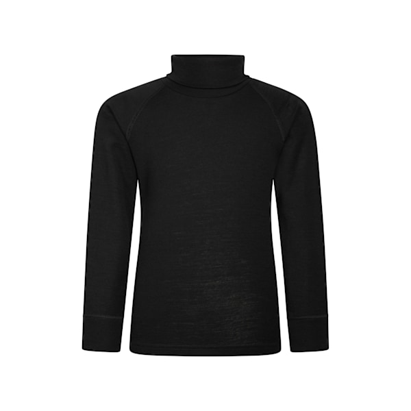Mountain Warehouse Barn/Barn Merino Ull Rullkrage Underställ Black 2-3 Years