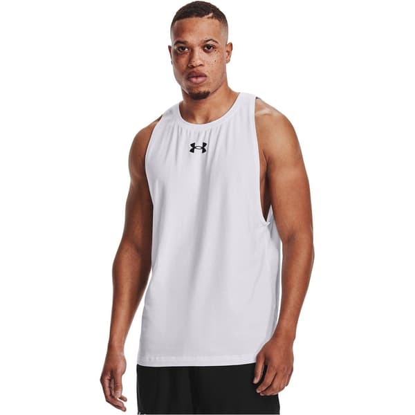 Under Armour Herr Baseline Linne M Vit/Svart White/Black M