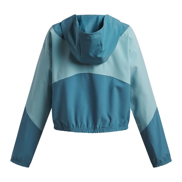 Under Armour Flickor Rival Vävd Vindjacka 11-12 År Blå/Vit Blue/White 11-12 Years