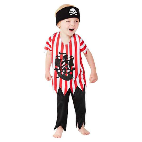 Smiffys Glad Piratdräkt för Småbarn 3-4 År Flerfärgad Multicoloured 3-4 Years