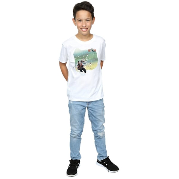 Marvel Boys Ant-Man Shatter T-shirt 7-8 år Vit White 7-8 Years