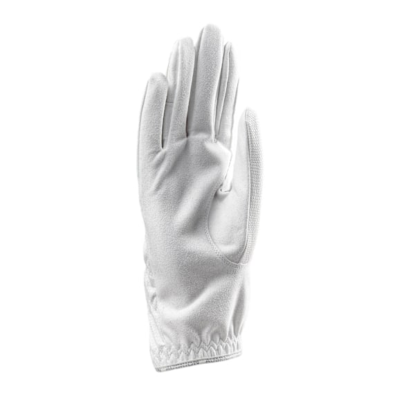 Aubrion Barn/Barn Ungdom Stadium Ridhandskar i Syntetiskt Läder White XL