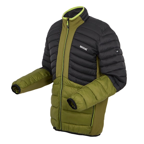 Regatta Leedre Hybridjacka för män, färgblock, XL, Nephrite Gree Nephrite Green/Black XL