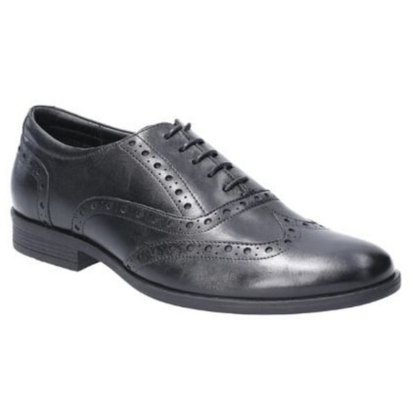 Hush Puppies Oaken Brogue Lädersko för Herr 8 UK Svart Black 8 UK
