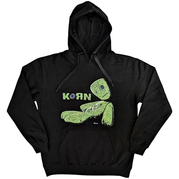 Korn Unisex Adult Issues Track List Hoodie XL Svart Black XL