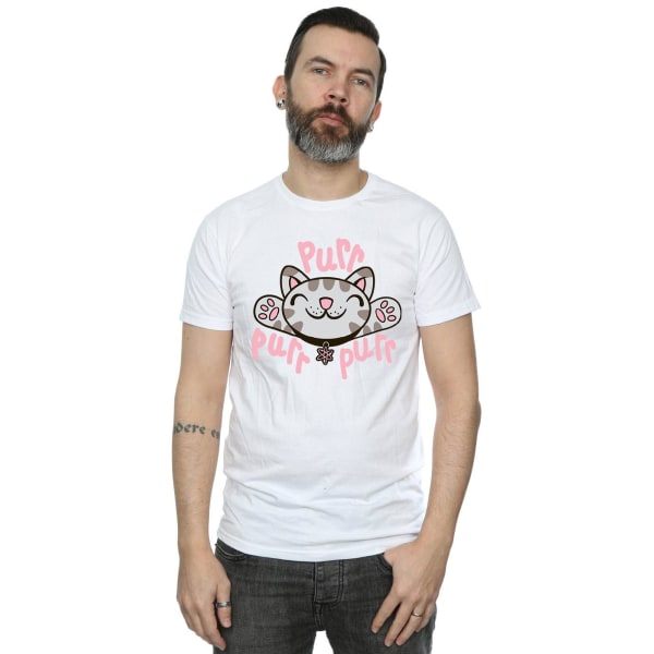 Big Bang Theory Soft Kitty Purr T-shirt för män, L, vit White L