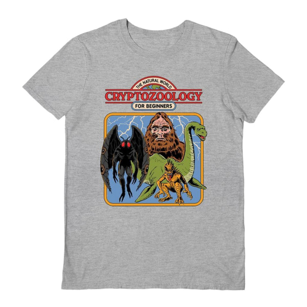 Steven Rhodes Unisex Vuxen Cryptozoology T-shirt L Grå Grey L