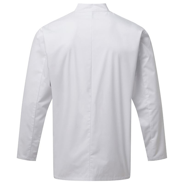 Premier Unisex Vuxen Kockjacka med Lång Ärm 4XL Vit White 4XL