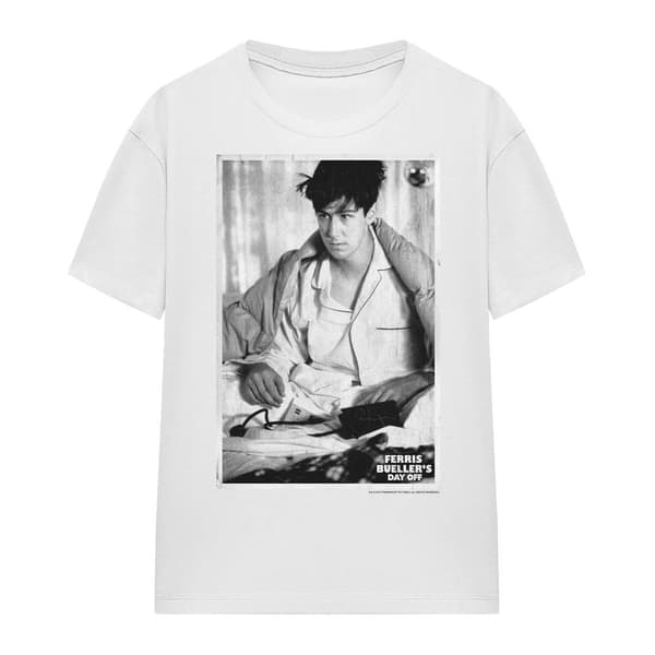 Ferris Bueller's Day Off Unisex Vuxen Cameron T-Shirt S Vit White S