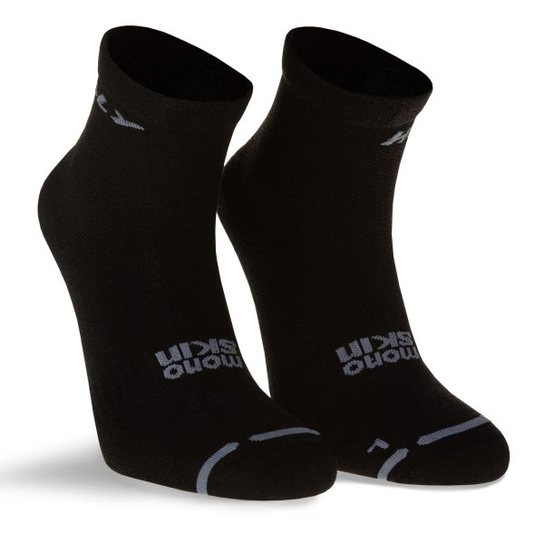 Hilly Mens Active Ankel Socks 12 UK-13 UK Svart/Grå Black/Grey 12 UK-13 UK