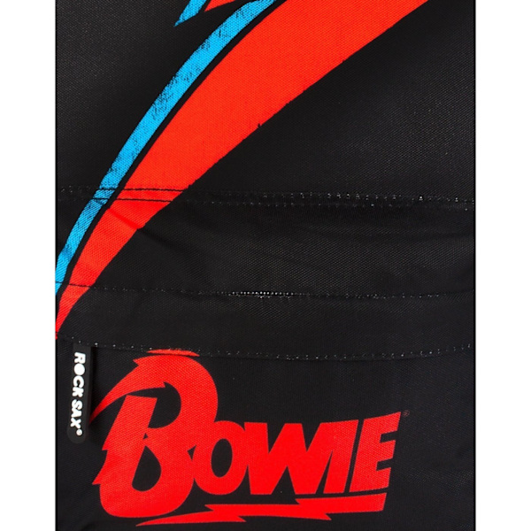 Rock Sax Lightning David Bowie Ryggsäck En Storlek Svart/Röd Black/Red One Size