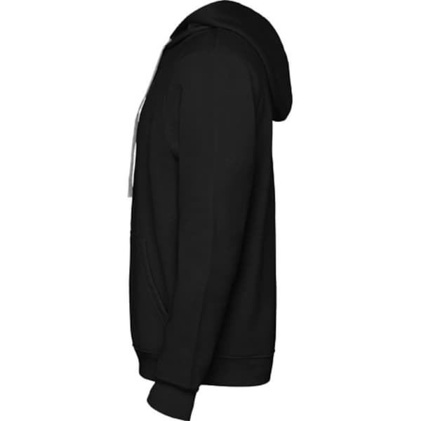 Roly Urban Hoodie för män 3XL Solid Black/Grey Marl Solid Black/Grey Marl 3XL